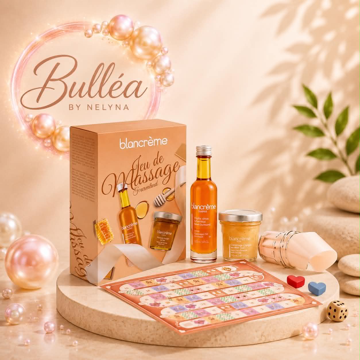 Jeu de Massage caramel & mangue