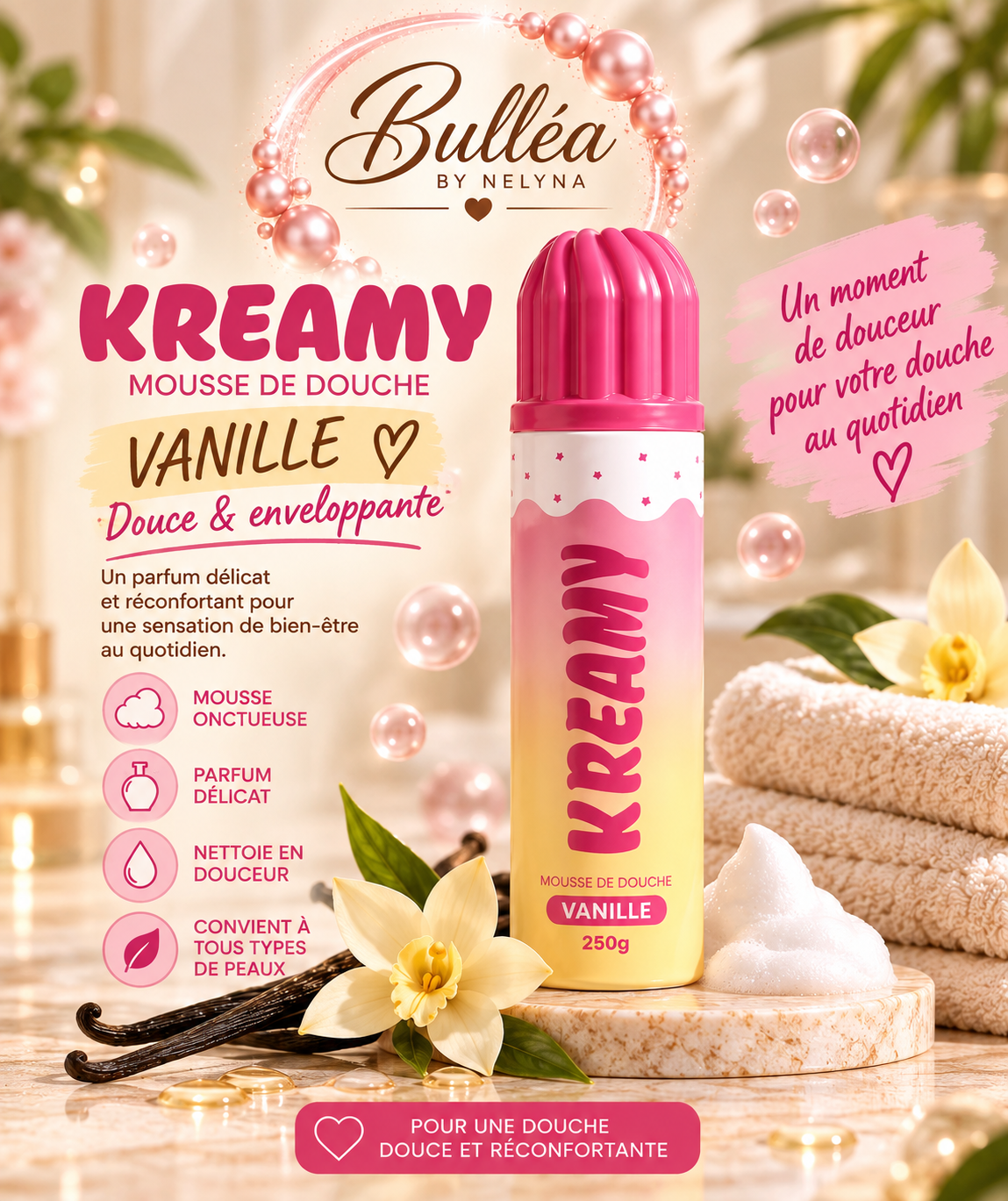 Mousse de Douche KREAMY