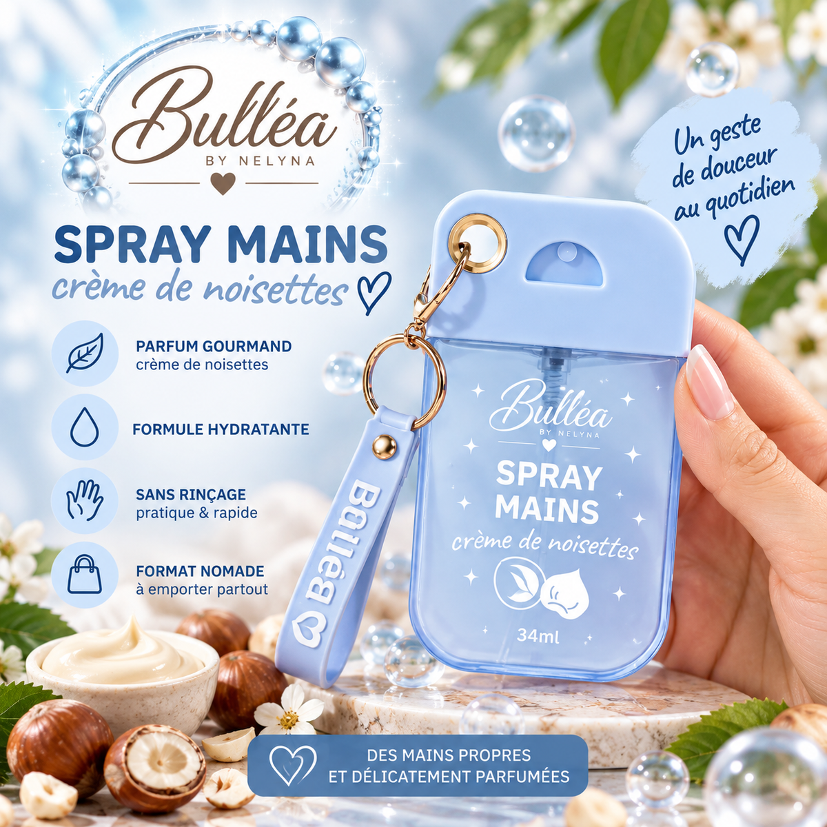 Spray Mains Parfumé French Tendance