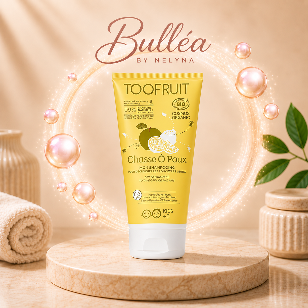 Shampoing Chasse Ô Poux Bio TOOFRUIT