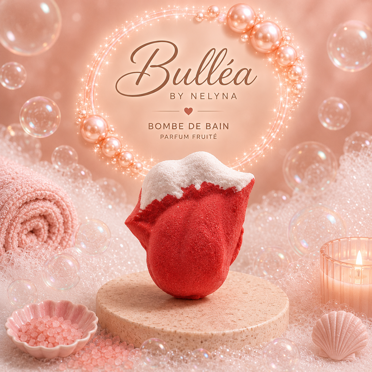 Bombe de Bain Framboise & Grenade