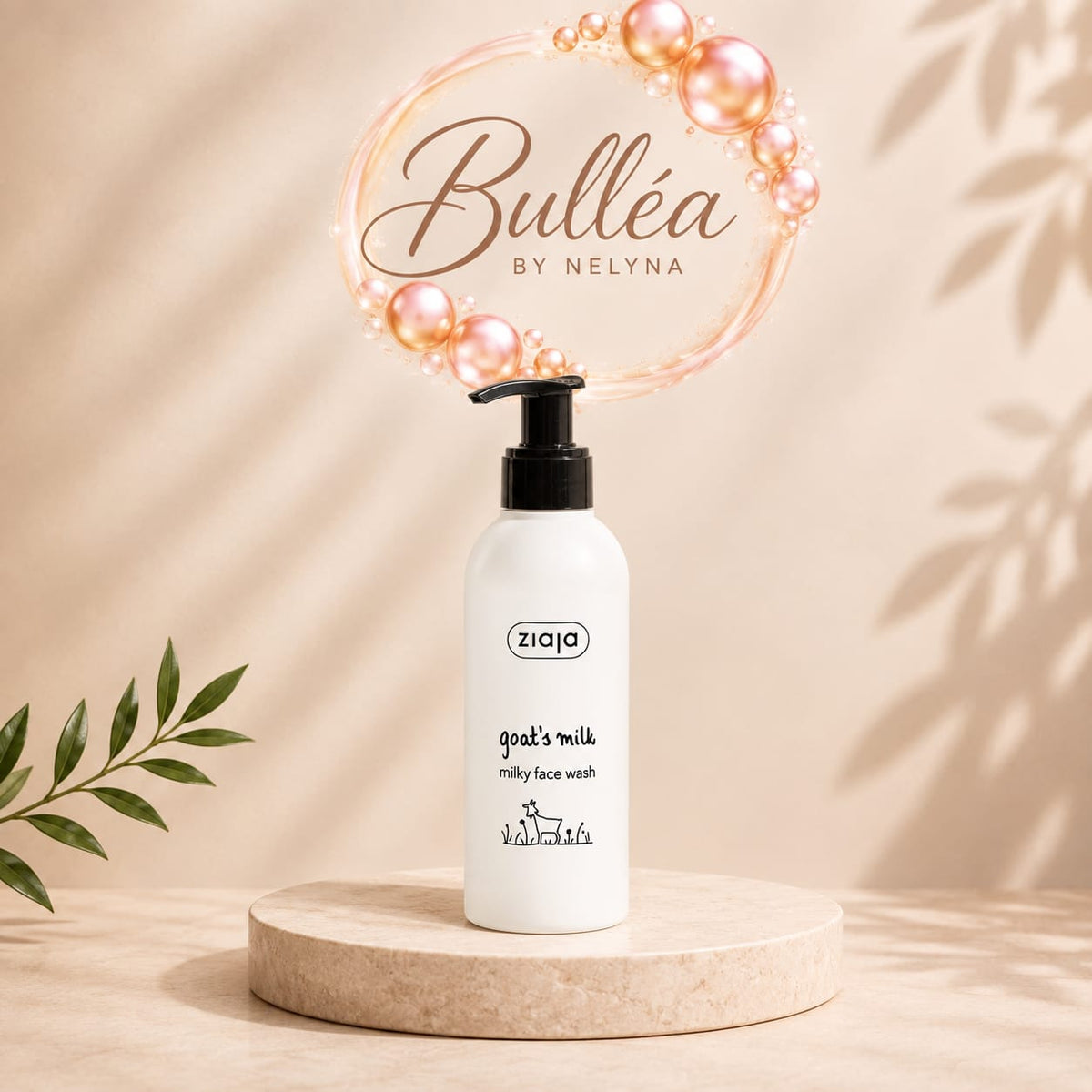 Gel Nettoyant Visage Hydratant au Lait de Chèvre, Kariaté & Acide Hyaluronique
