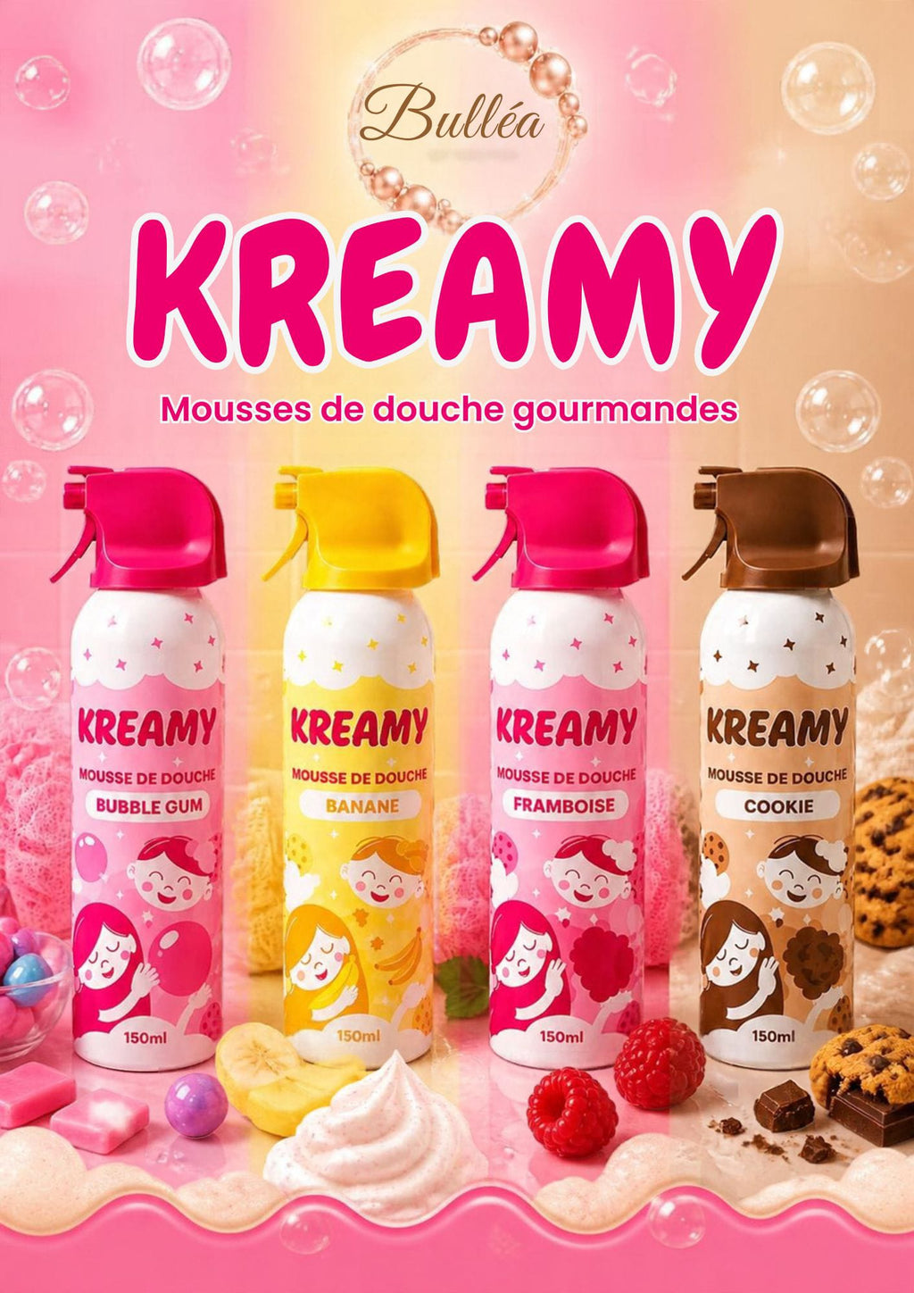 Mousse de douche KREAMY