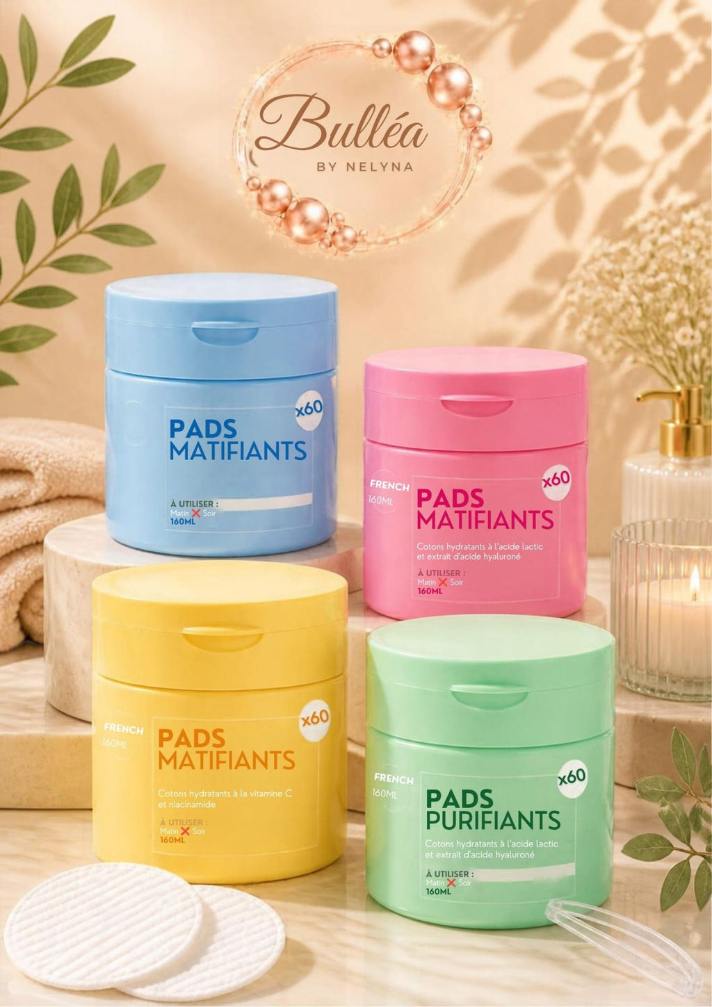 Pads visage French Tendance