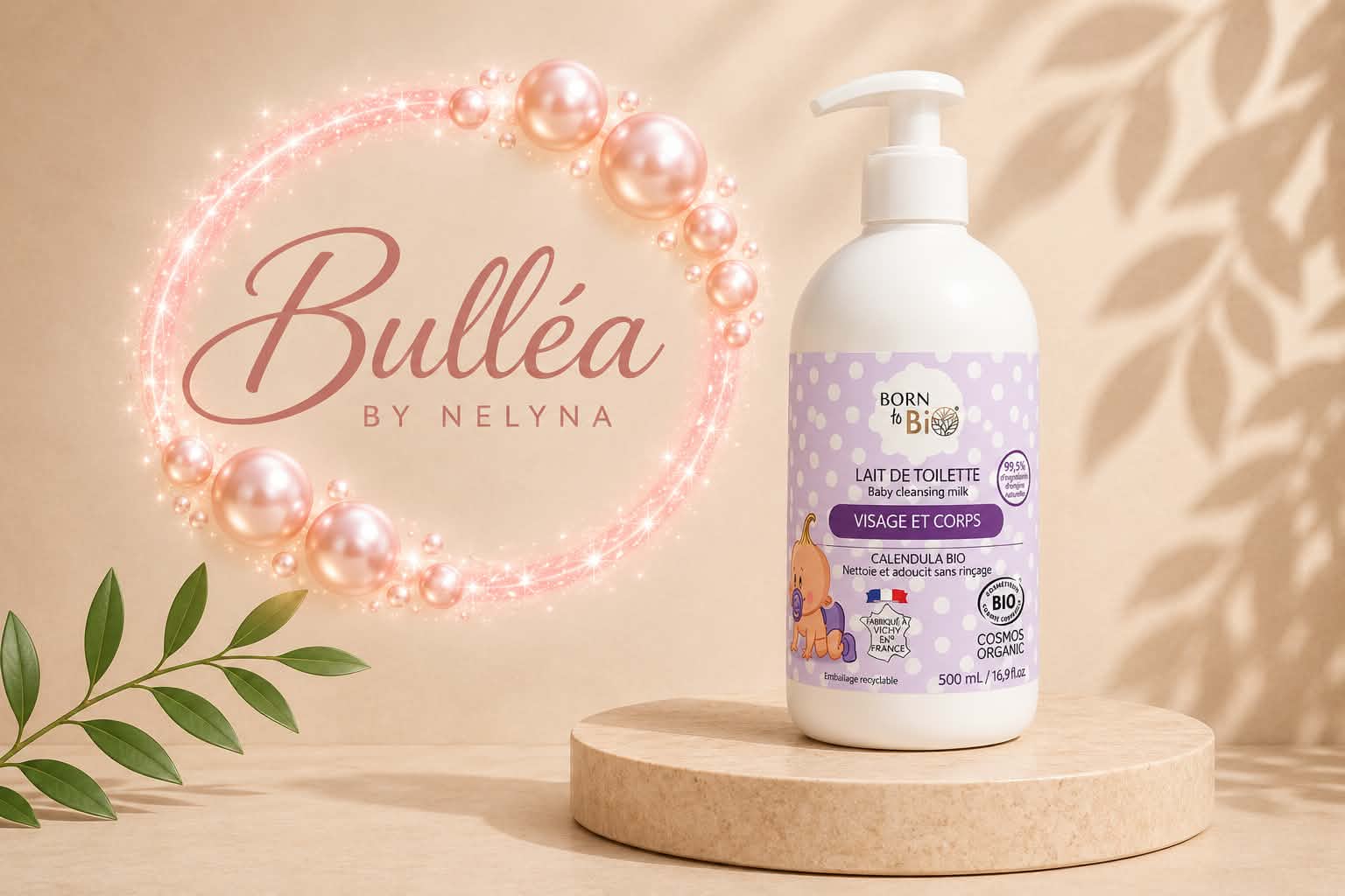 Lait de Toilette Bébé Calendula Bio