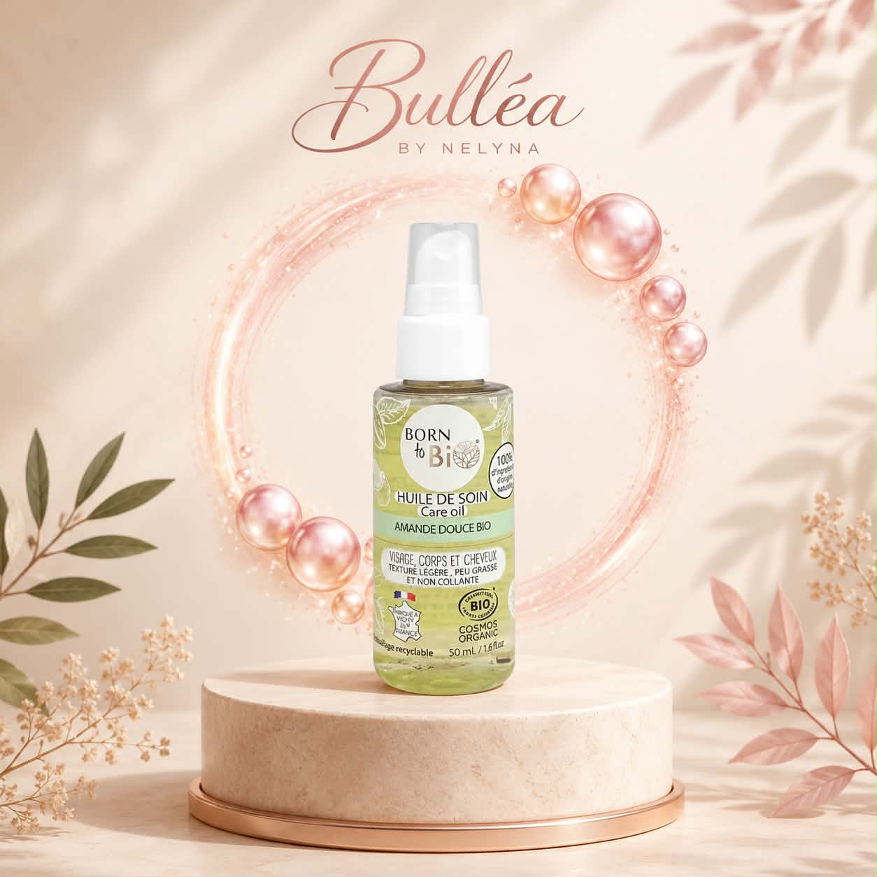 Huiles de Soin Bio Visage, Corps & Cheveux