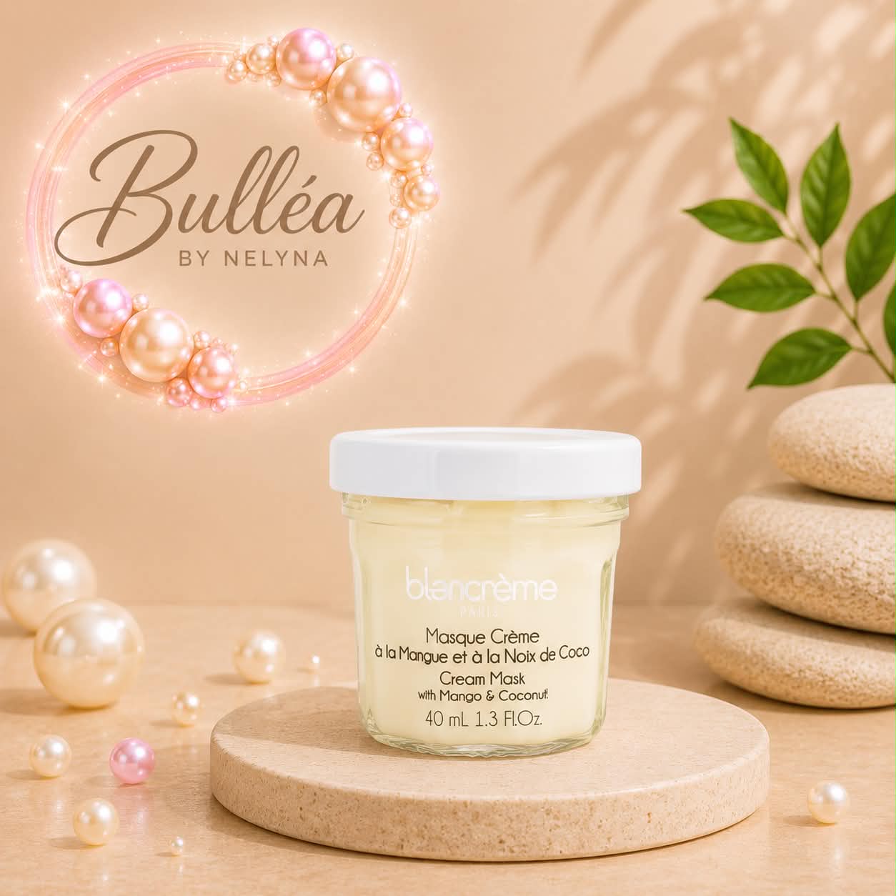 Masque Crème Nourrissant Mangue & Noix de Coco