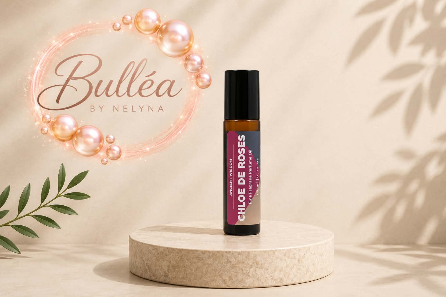 Huile parfumée roll-on Chloé de Roses
