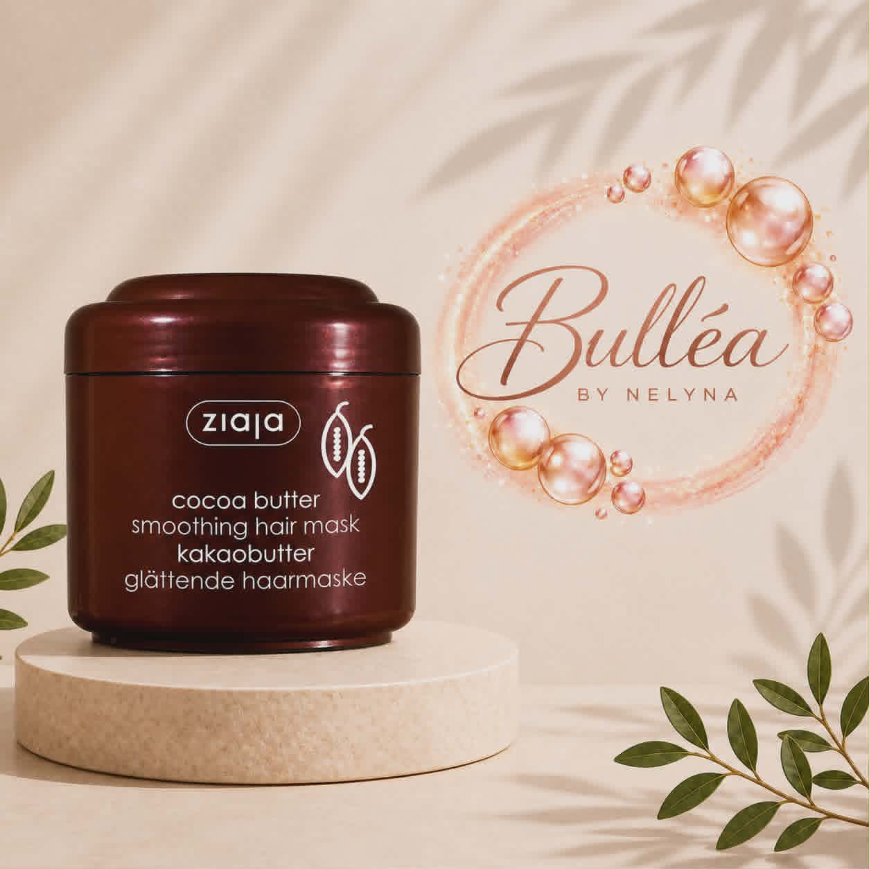 Masque Cheveux Réparateur au Beurre de Cacao