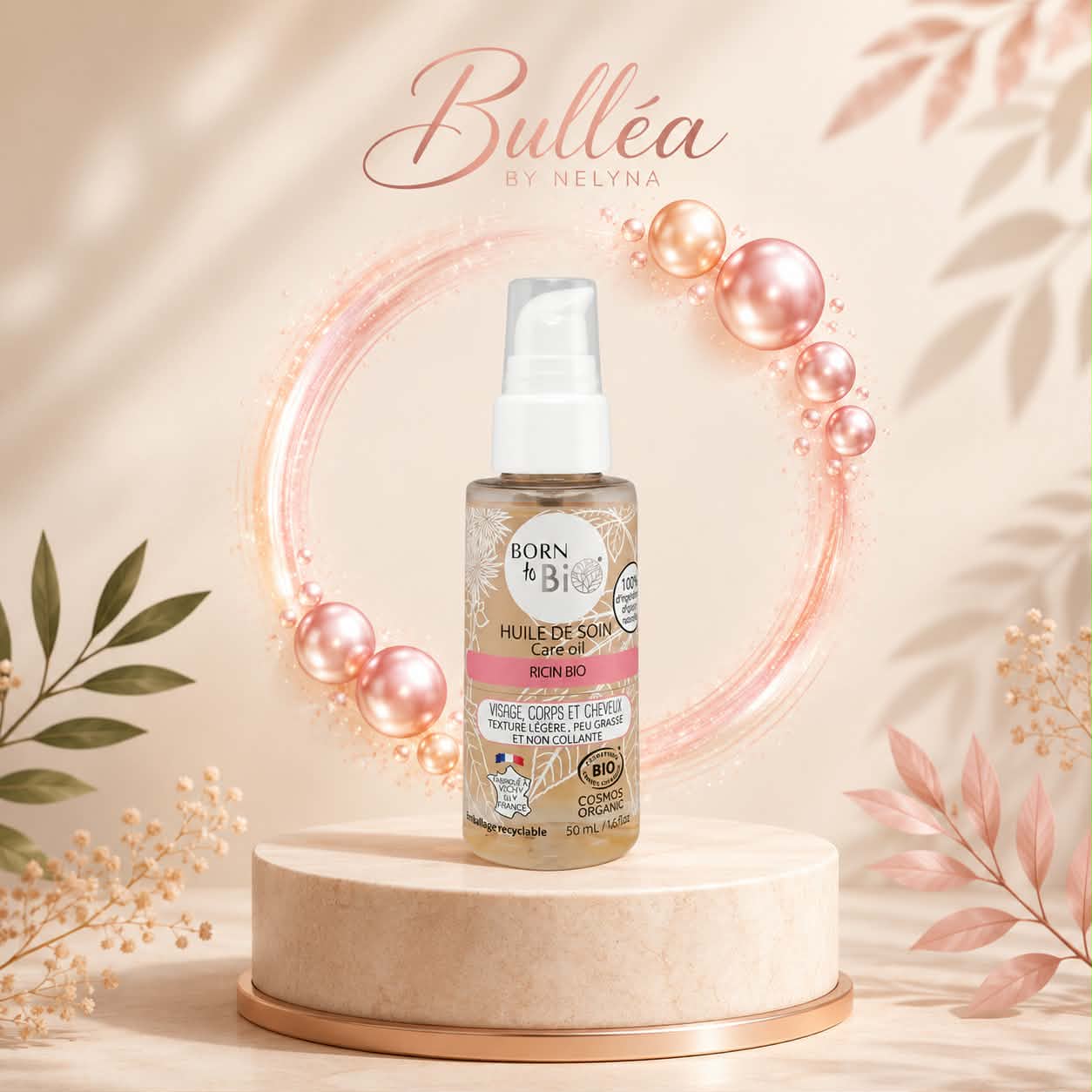Huiles de Soin Bio Visage, Corps & Cheveux
